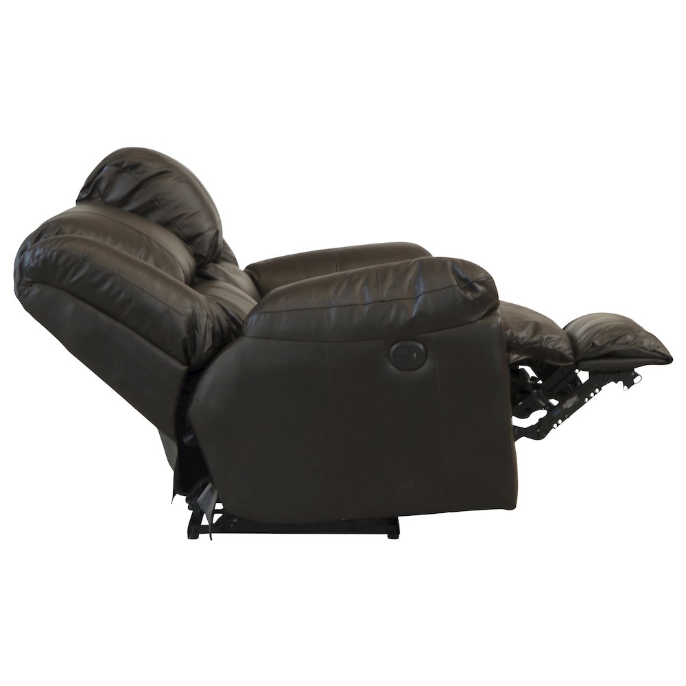Transformer II Italian Leather Match Power Reclining Loveseat. Picture 8