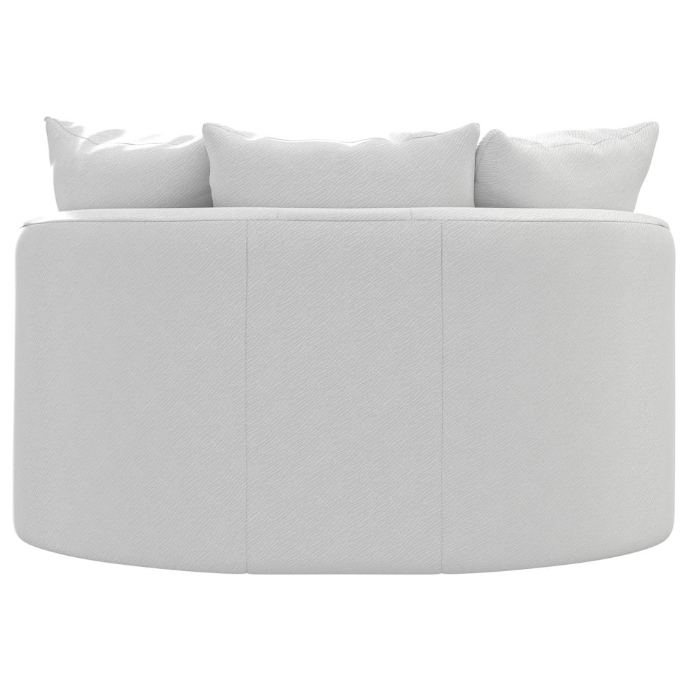 Matty Cuddle Chaise in White Color. Picture 2