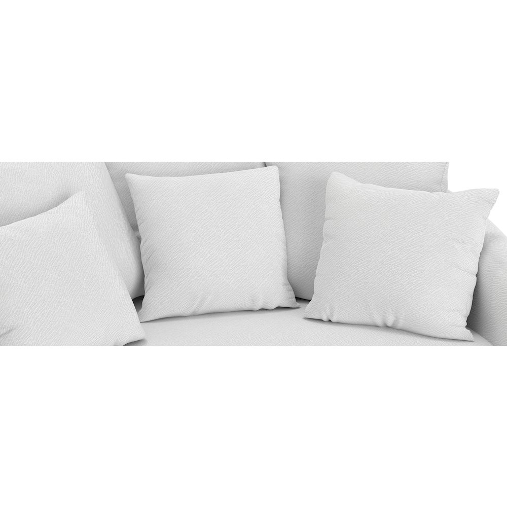 Matty Cuddle Chaise in White Color. Picture 5