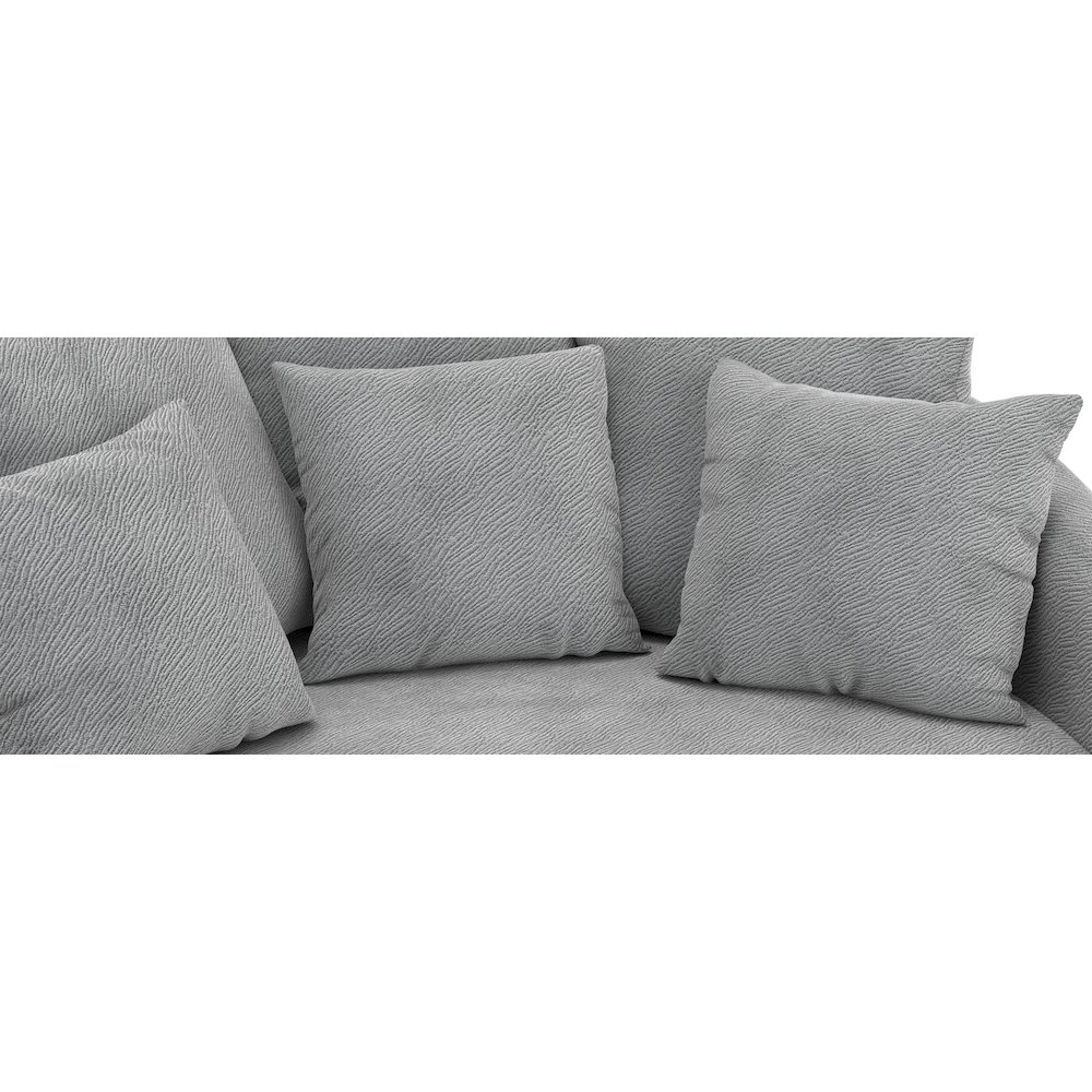 Matty Cuddle Chaise in Grey Color. Picture 5