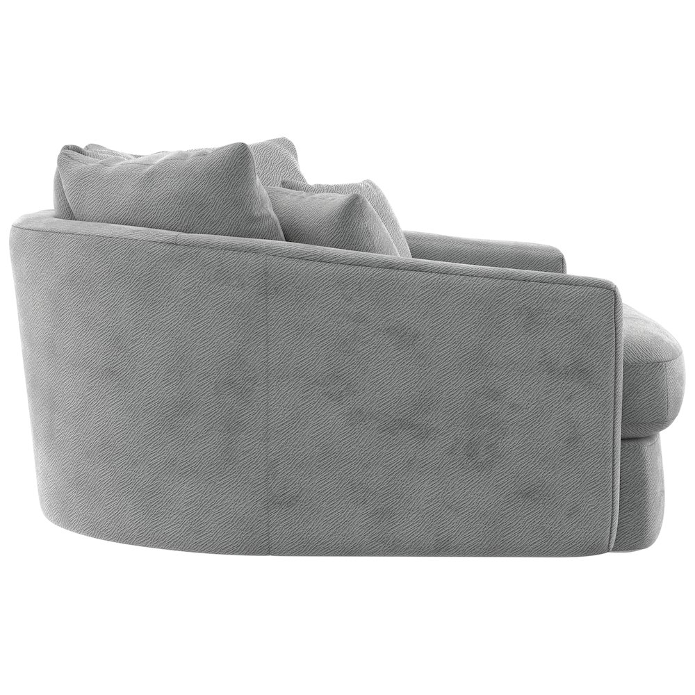 Matty Cuddle Chaise in Grey Color. Picture 12