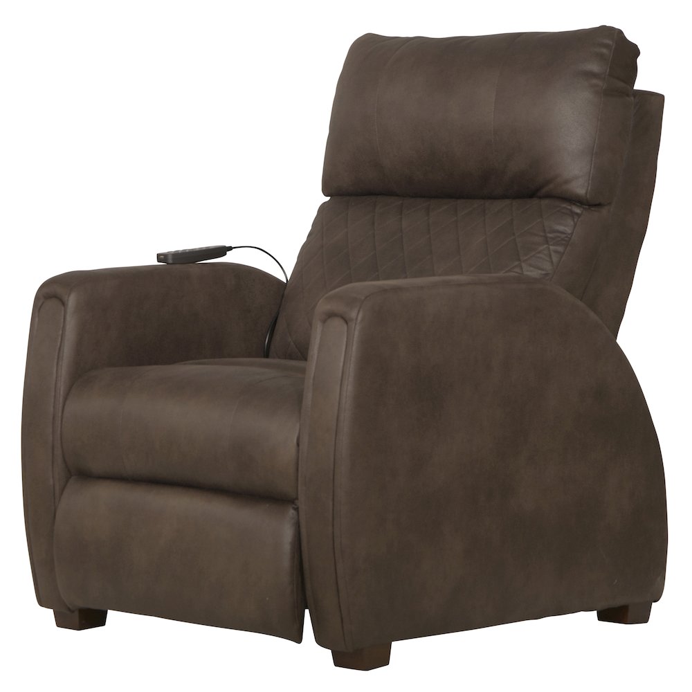 Relaxer Power Lay Flat Recliner with Power Adjustable Headrest and Lumbar. Picture 3