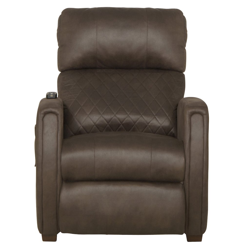 Relaxer Power Lay Flat Recliner with Power Adjustable Headrest and Lumbar. Picture 5