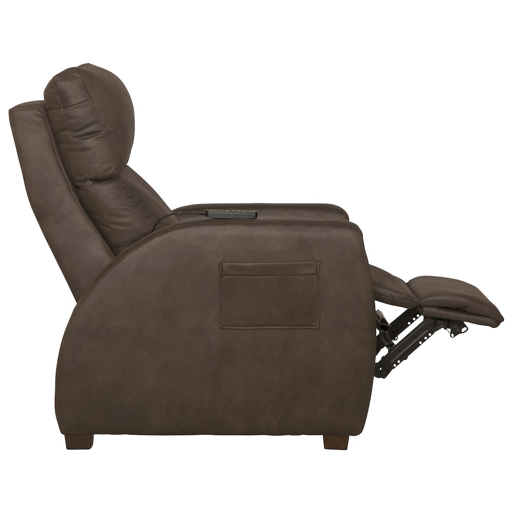 Relaxer Power Lay Flat Recliner with Power Adjustable Headrest and Lumbar. Picture 7