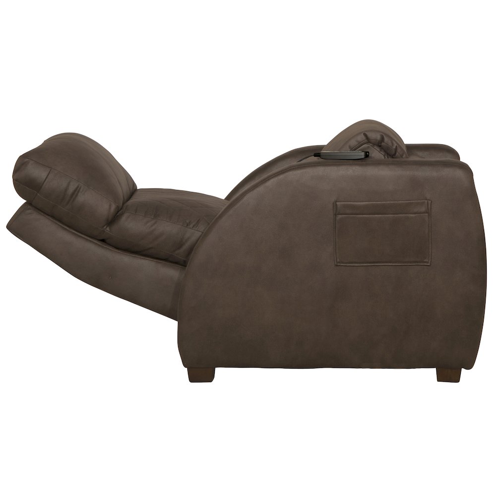 Relaxer Power Lay Flat Recliner with Power Adjustable Headrest and Lumbar. Picture 10