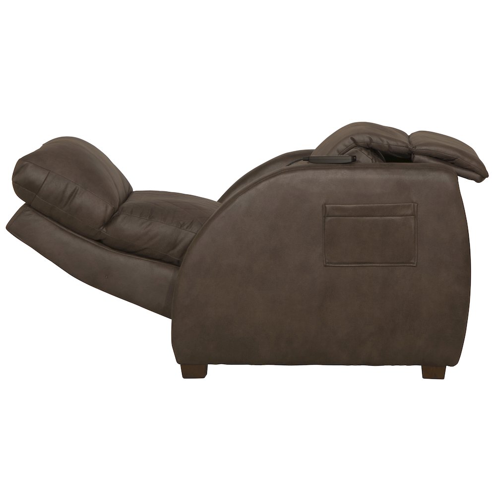 Relaxer Power Lay Flat Recliner with Power Adjustable Headrest and Lumbar. Picture 11