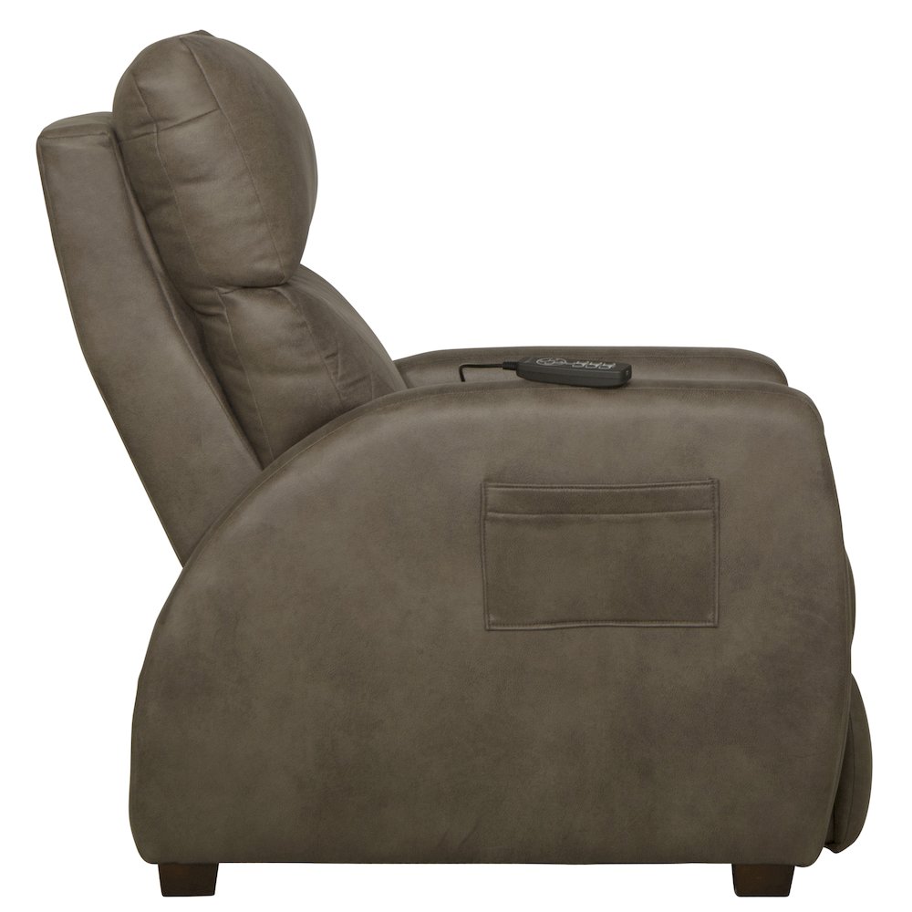 Relaxer Power Lay Flat Recliner with Power Adjustable Headrest and Lumbar. Picture 6