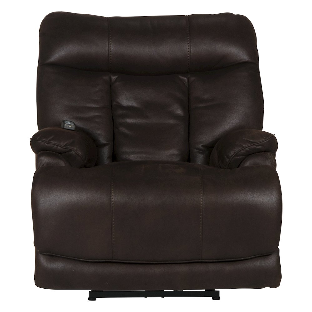 Anders Power Lay Flat Recliner with Power Headrest, Power Lumbar, Heat & Massage. Picture 4