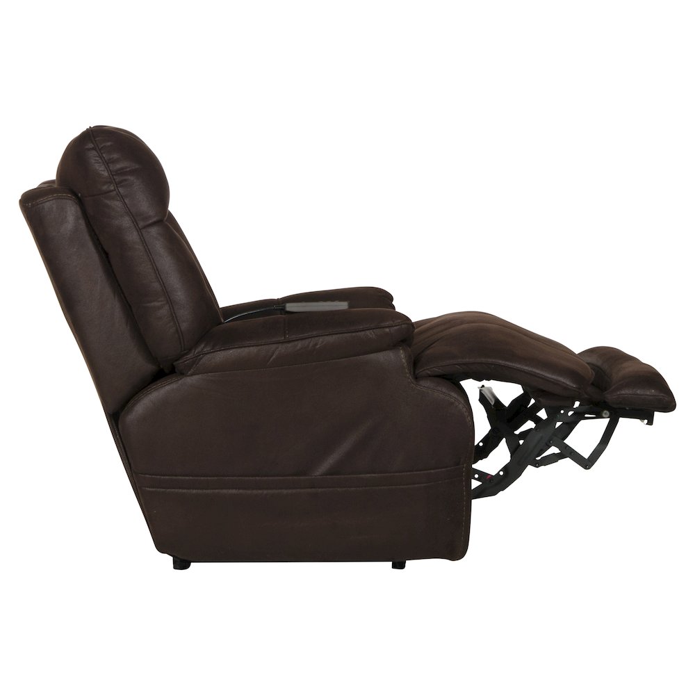 Anders Power Lay Flat Recliner with Power Headrest, Power Lumbar, Heat & Massage. Picture 6