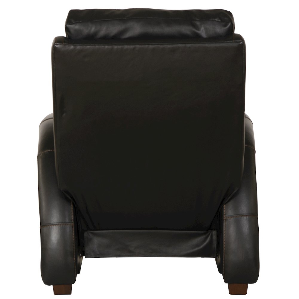 Reliever Leather Power Lay Flat Recliner with Power Adjustable Headrest. Picture 3