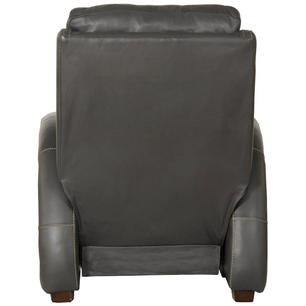 Reliever Leather Power Recliner with Power Adjustable Headrest. Picture 4