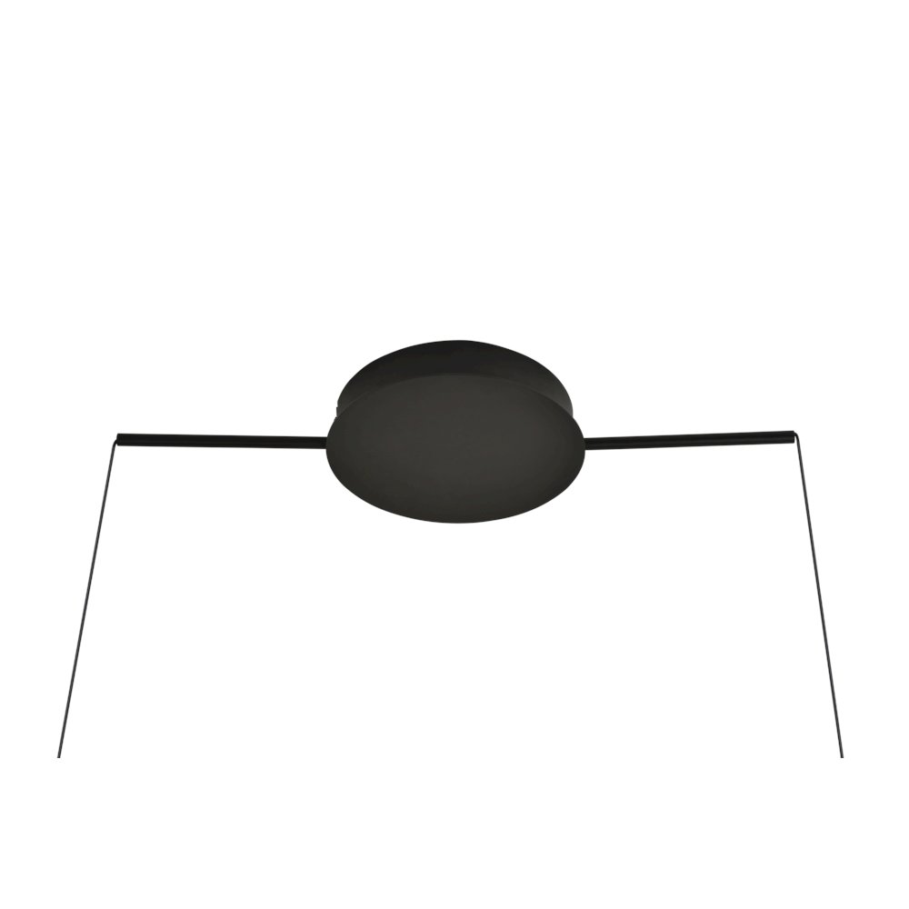 100-277V Pendant Light Height Adjustable Integrated LED Black Chandelier. Picture 9