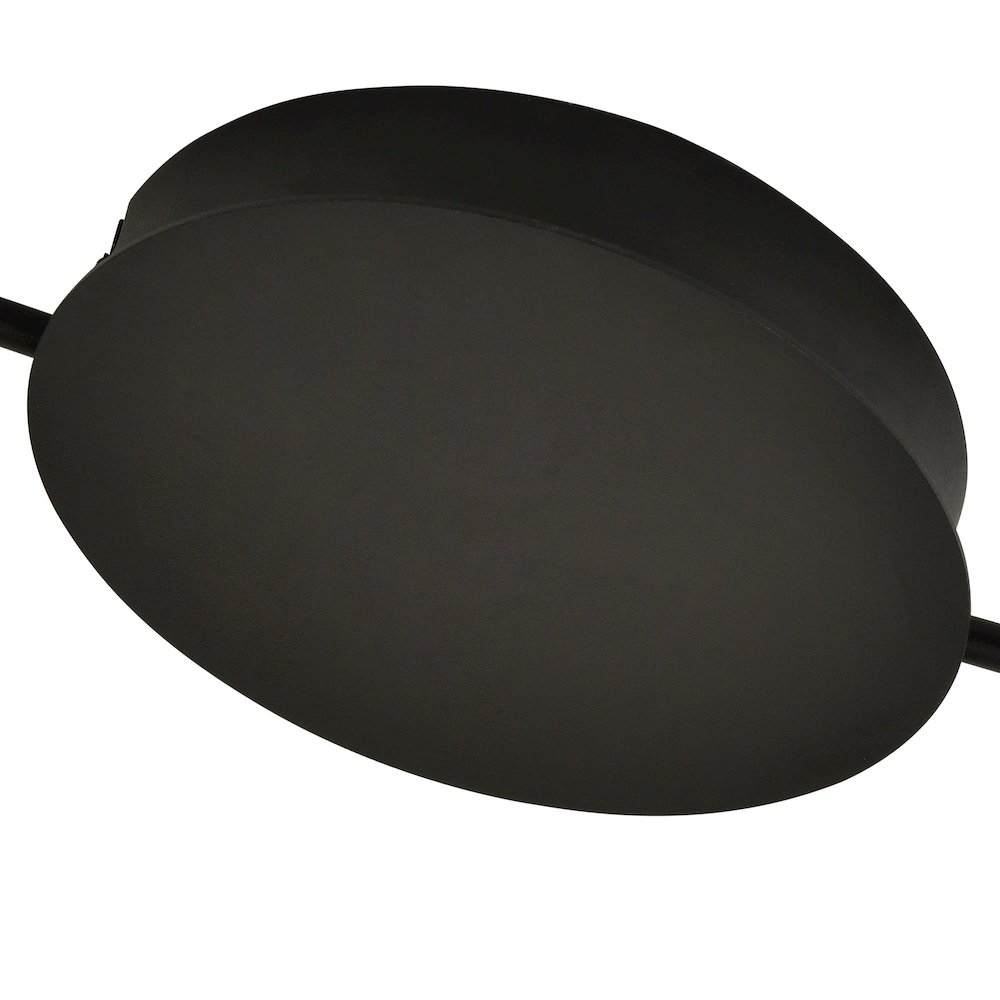 100-277V Pendant Light Height Adjustable Integrated LED Black Chandelier. Picture 19
