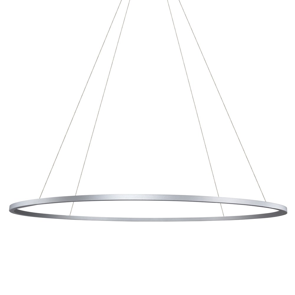 Integrated LED Chandelier Height Adjustable Circular Pendant. Picture 1
