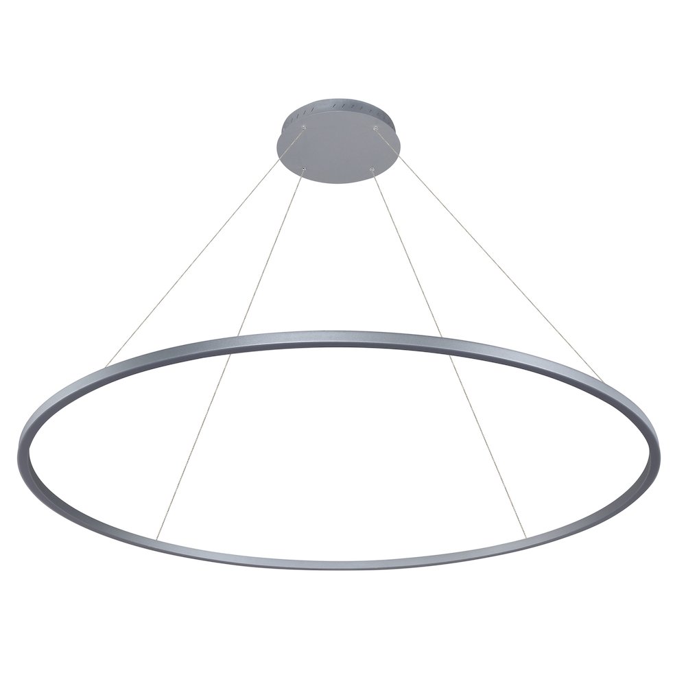 Integrated LED Chandelier Height Adjustable Circular Pendant. Picture 9