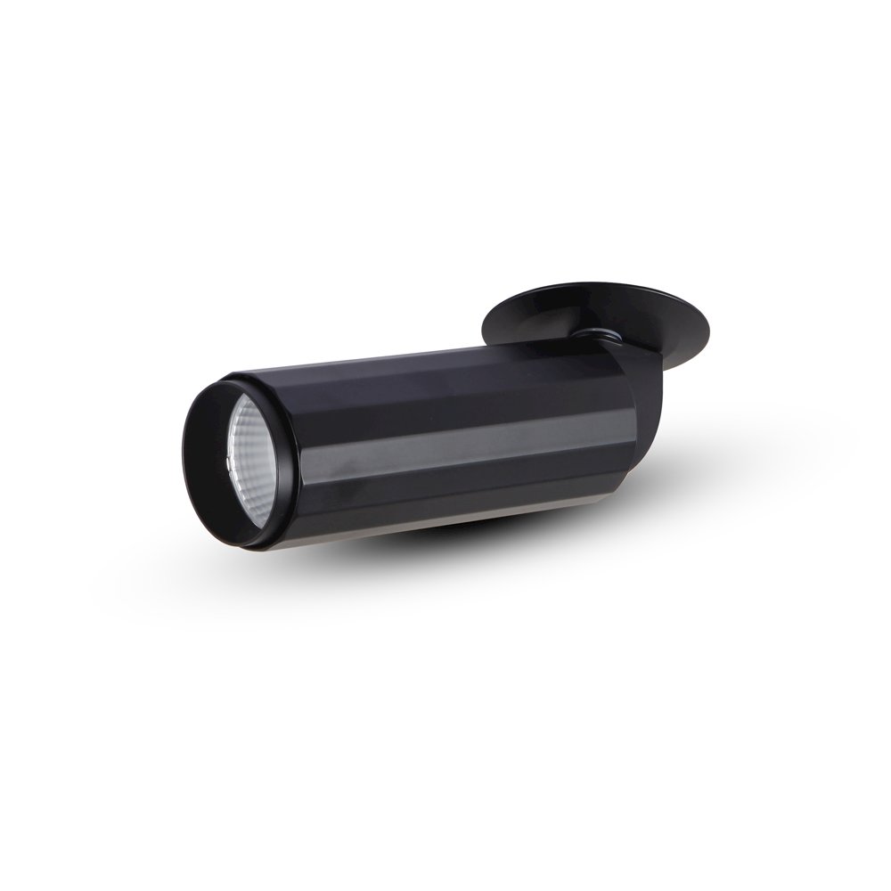 LED Adjustable Flush Mounted Spotlight, Stock Item Beam Angle 36, Black. Picture 8