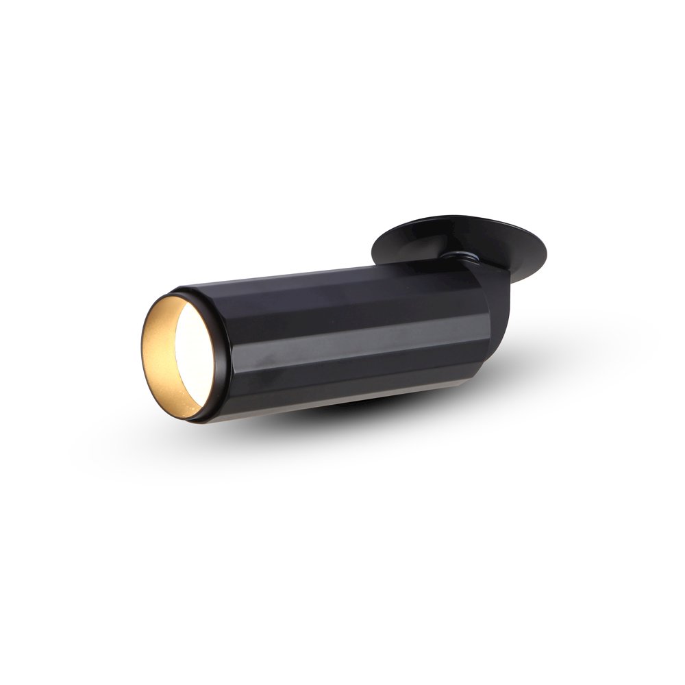 LED Adjustable Flush Mounted Spotlight, Stock Item Beam Angle 36, Black. Picture 9