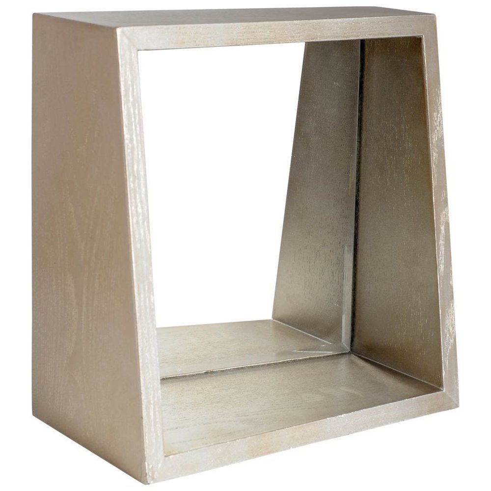 Barra 14x14 Champagne Wood Mirror Box. Picture 1