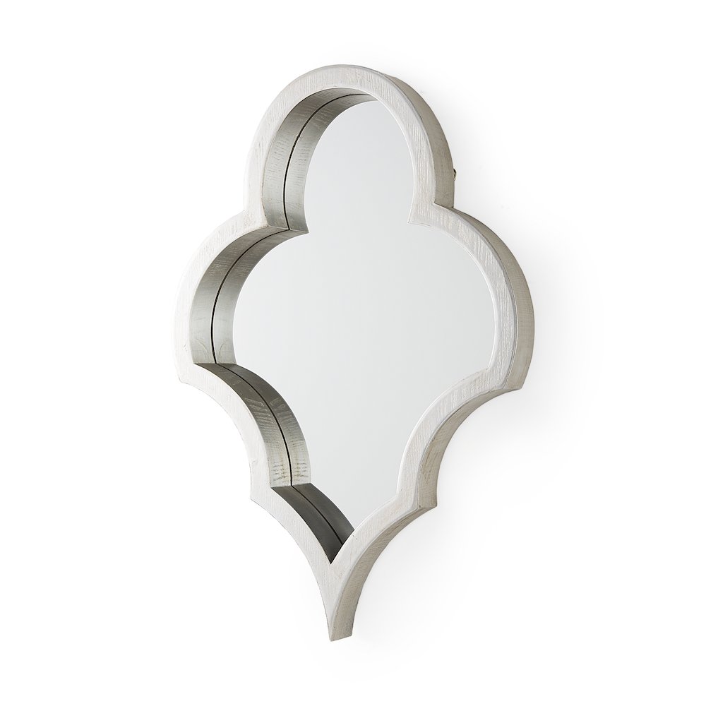 Geneva 23x34 Silver Wood Frame Mirror. Picture 1