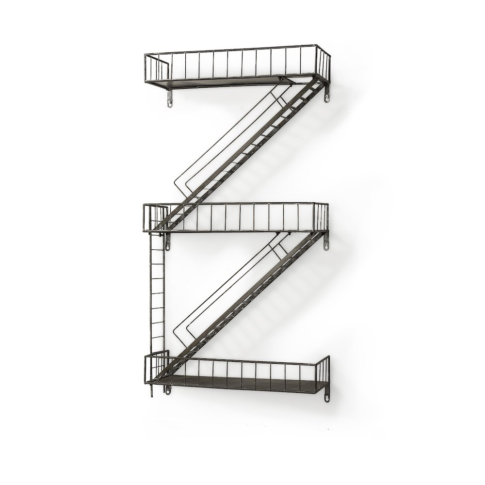 Gastown 42H Wall Mounted Fire Escape Shelf. Picture 1