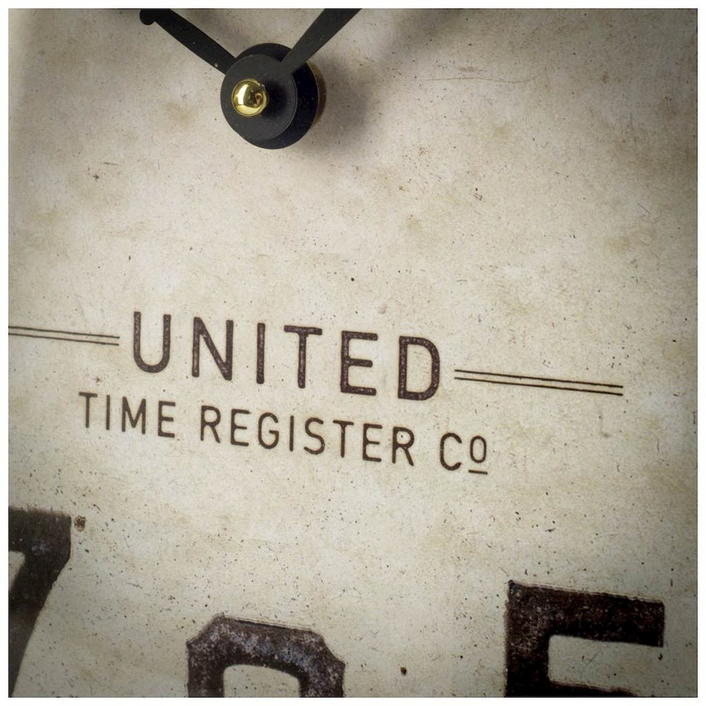 Lindsay 19" Round Large Industrial Wall Clock. Picture 2