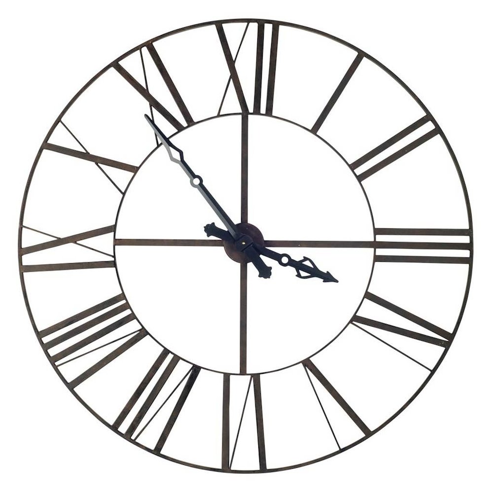 Pender 50" Round Giant Oversized Industrial Wall Clock. Picture 1