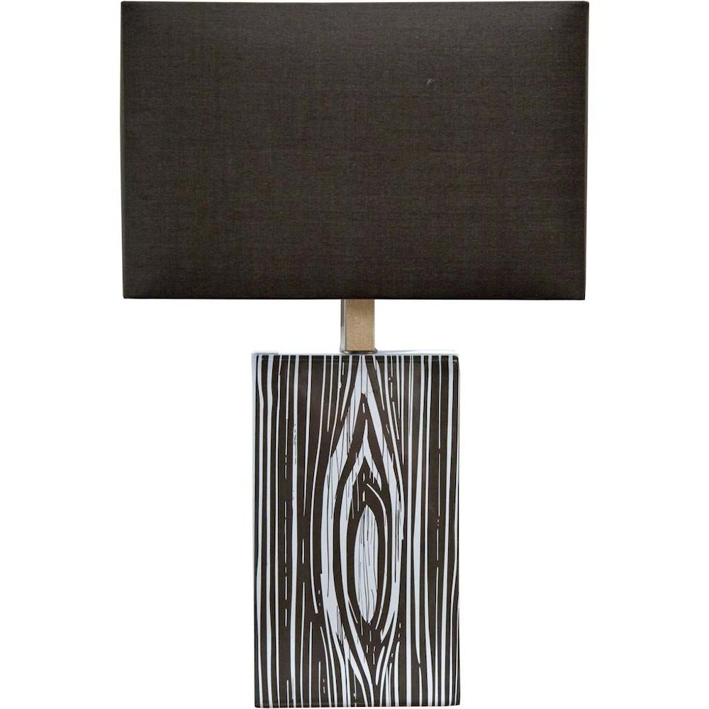 Maravilla III 11x17 Black/White Pattered Base Black Fabric Shade Wall Sconce. Picture 1