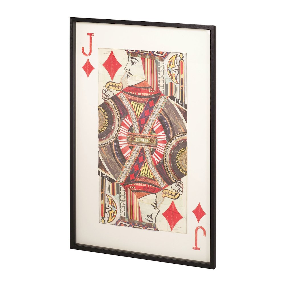 Jack of Diamonds Wall Art. Picture 1
