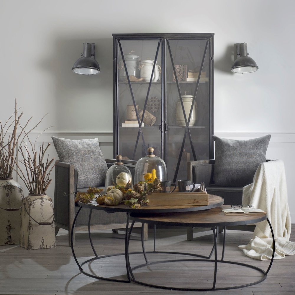 Taza 10.3x12 Gray Metal Dome Shade Wall Sconce. Picture 4
