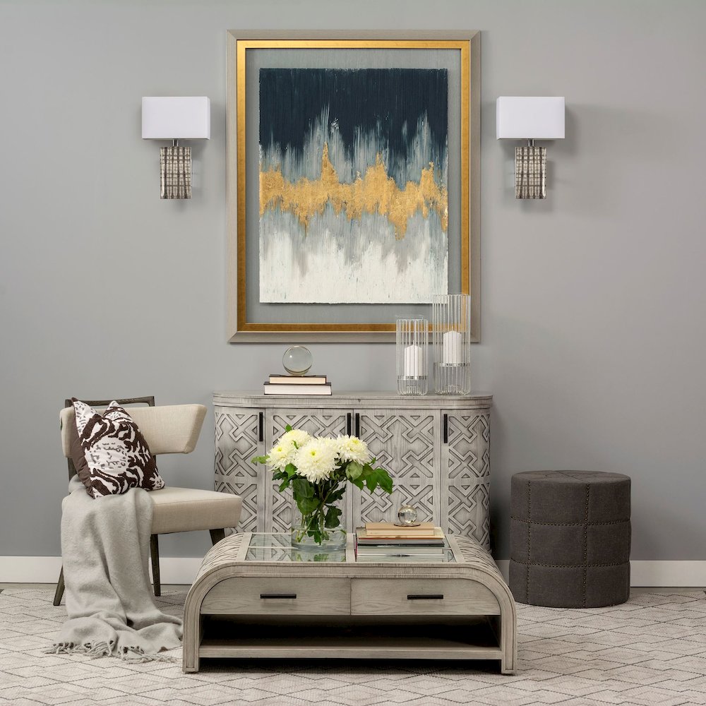 Arcadia II 11x17 Silver Chrome Base White Rectangular Shade Wall Sconce. Picture 2