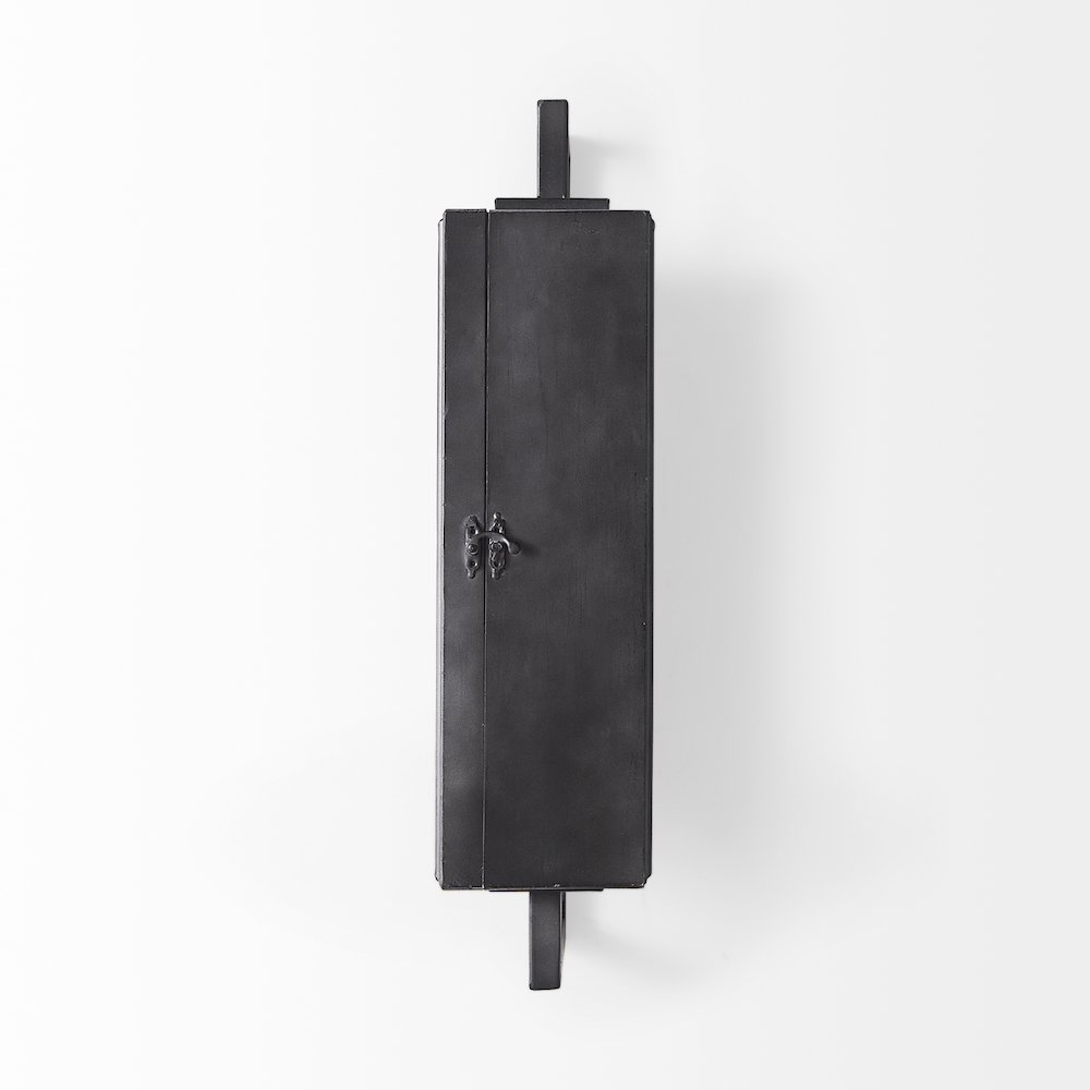 Hagar Rectangular Large Industrial Wall Clock. Picture 2