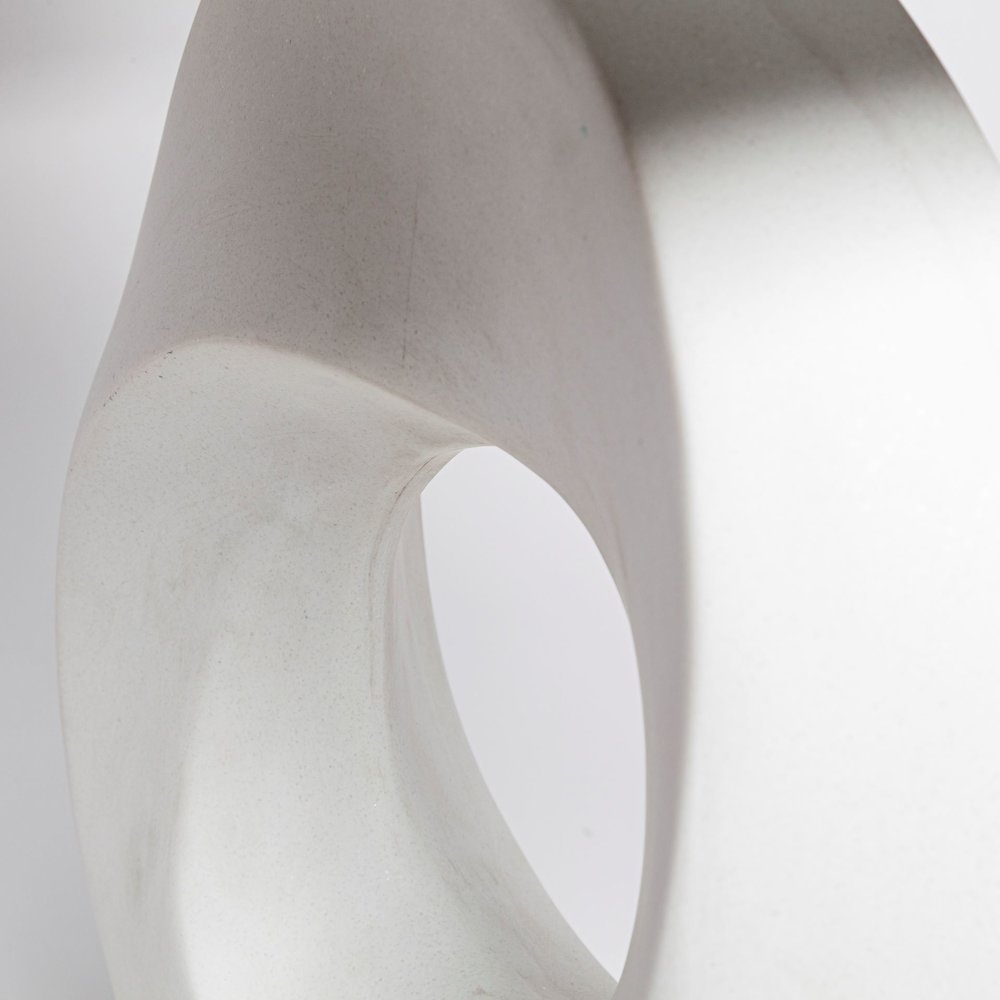 Celtica (26.8"H) White Resin Ring-Shaped Base Table Lamp. Picture 3