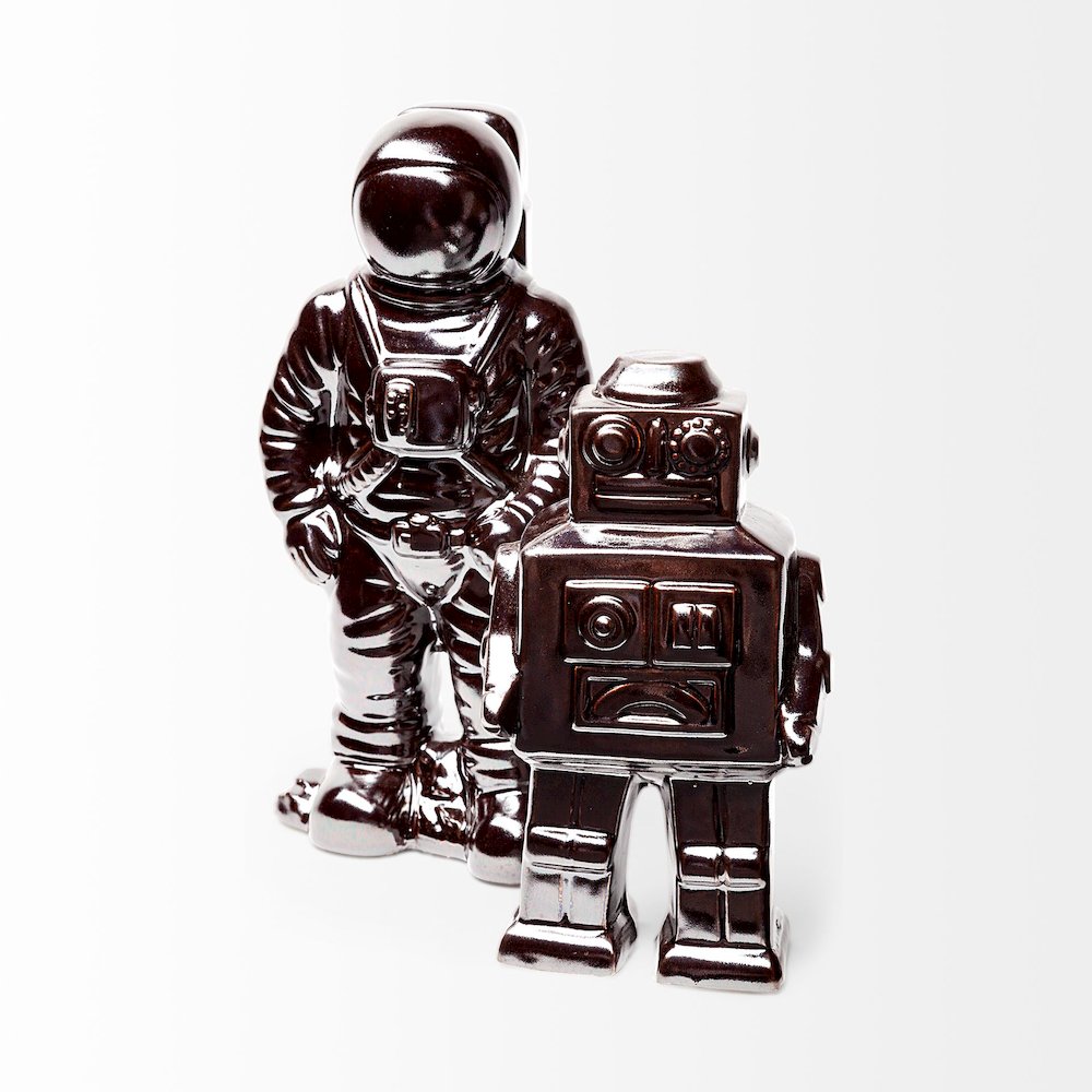 Robby 4L x 3W Bronze Polished Robot. Picture 4