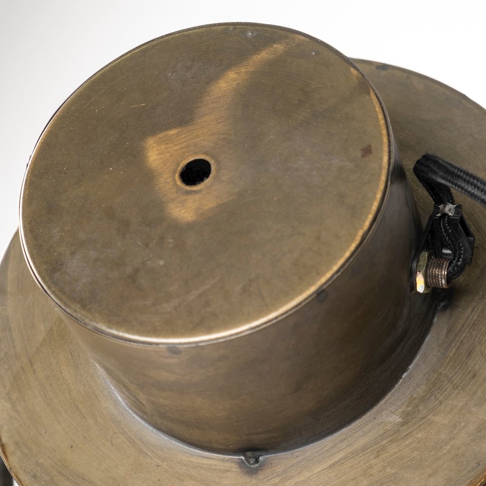 Debdou (61"H) Gold Metal Adjustable Cinema-Style Floor Lamp. Picture 10