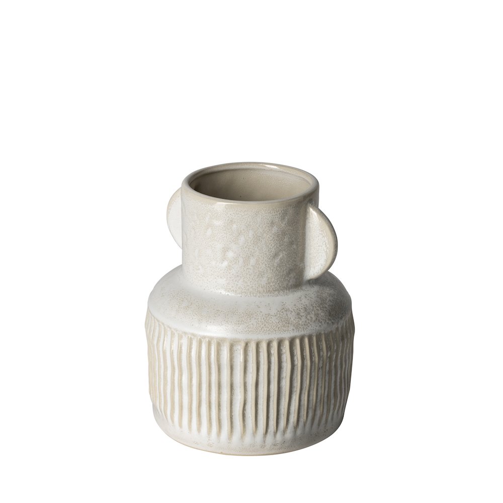 Judy Small Eggshell Ceramic Vase. Picture 1