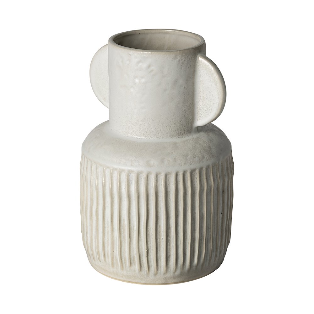 Judy Large Eggshell Ceramic Vase. Picture 1