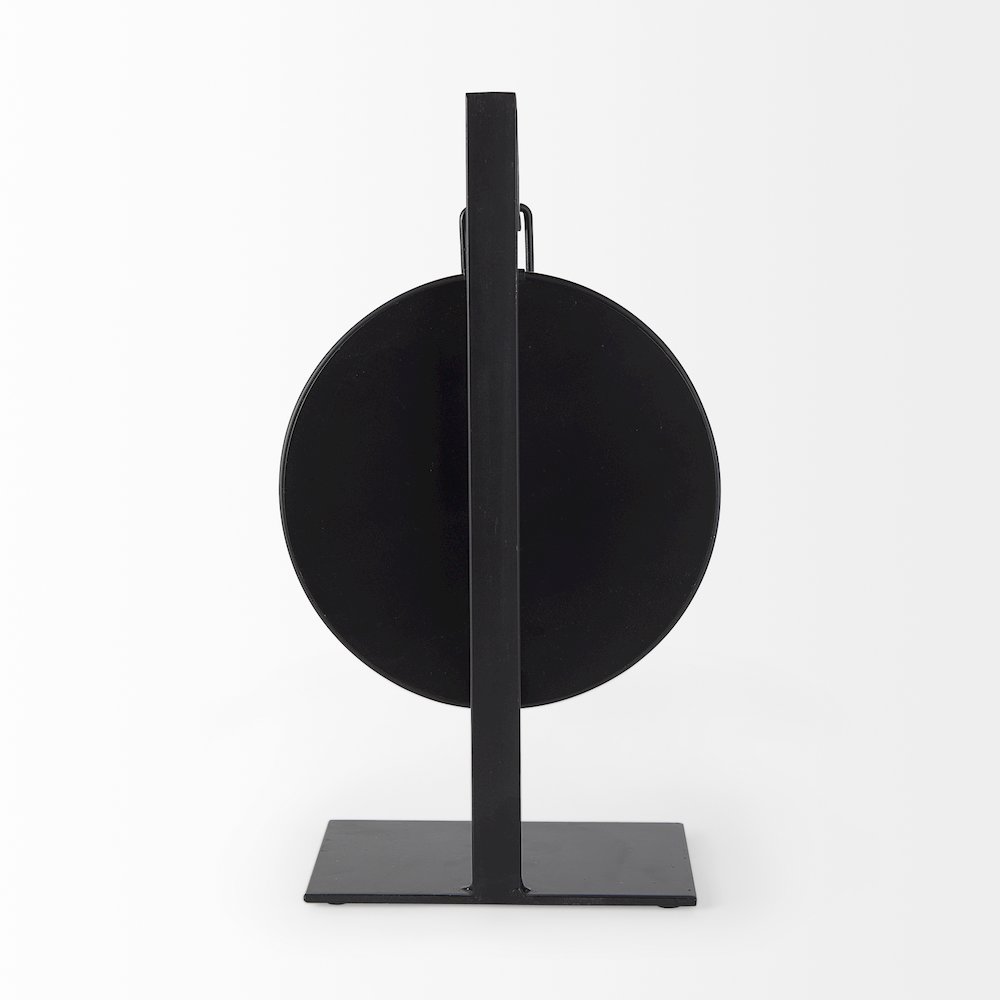 Taxz Metallic Brown Metal Hanging Table Clock. Picture 3
