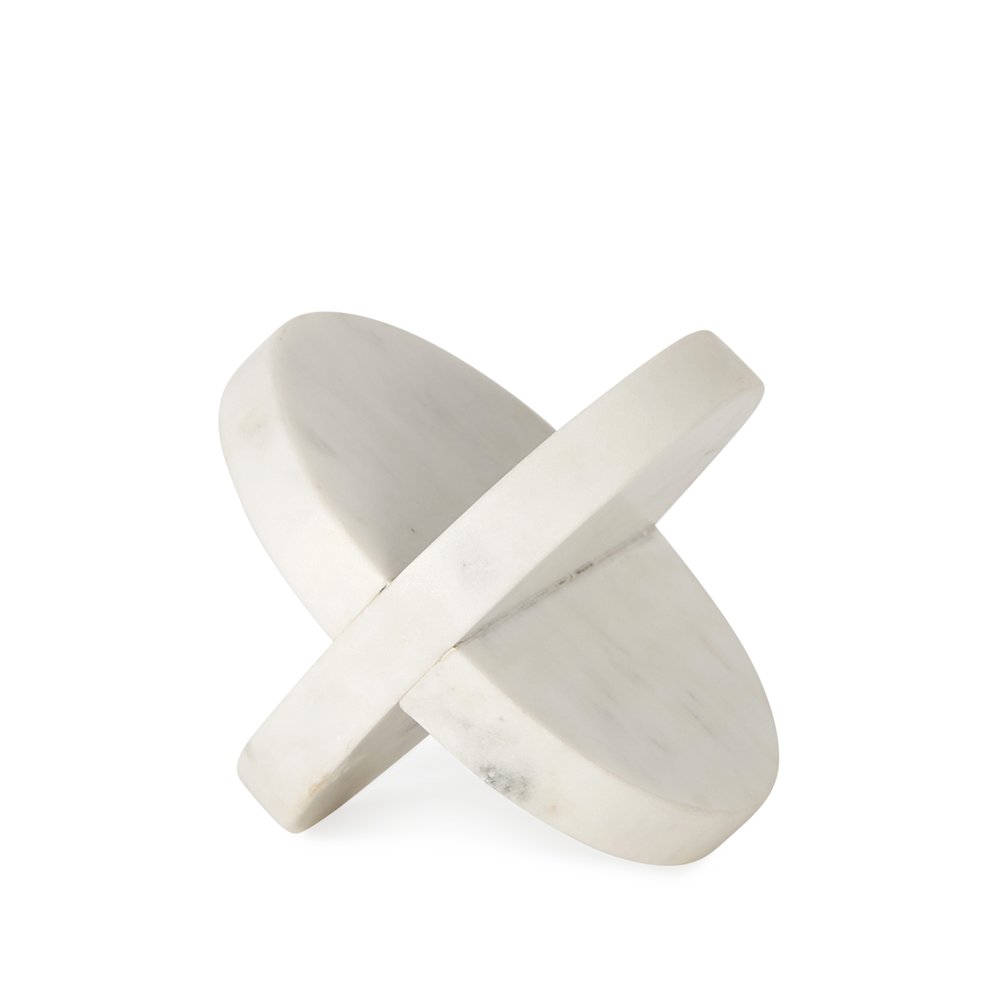 Sophia 6.0"L x 6.0"W x 6.0"H Small Marble Ornament. Picture 1