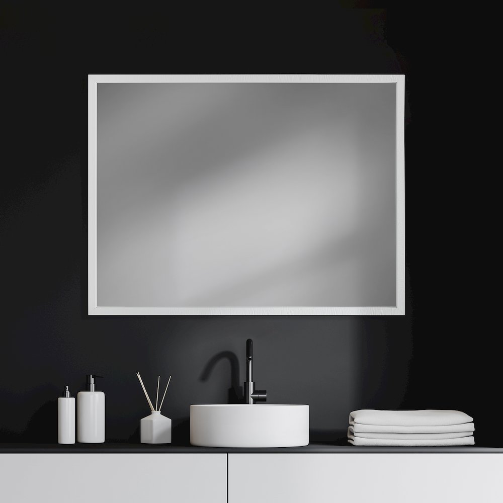 Bristol White Plain 3Mil Mirror 30 x 40. Picture 2