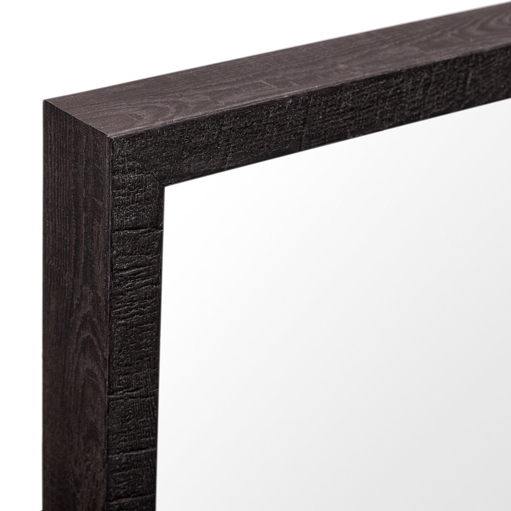 Bristol Espresso 20x40 Faux Wood Frame Bathroom Vanity Mirror. Picture 3