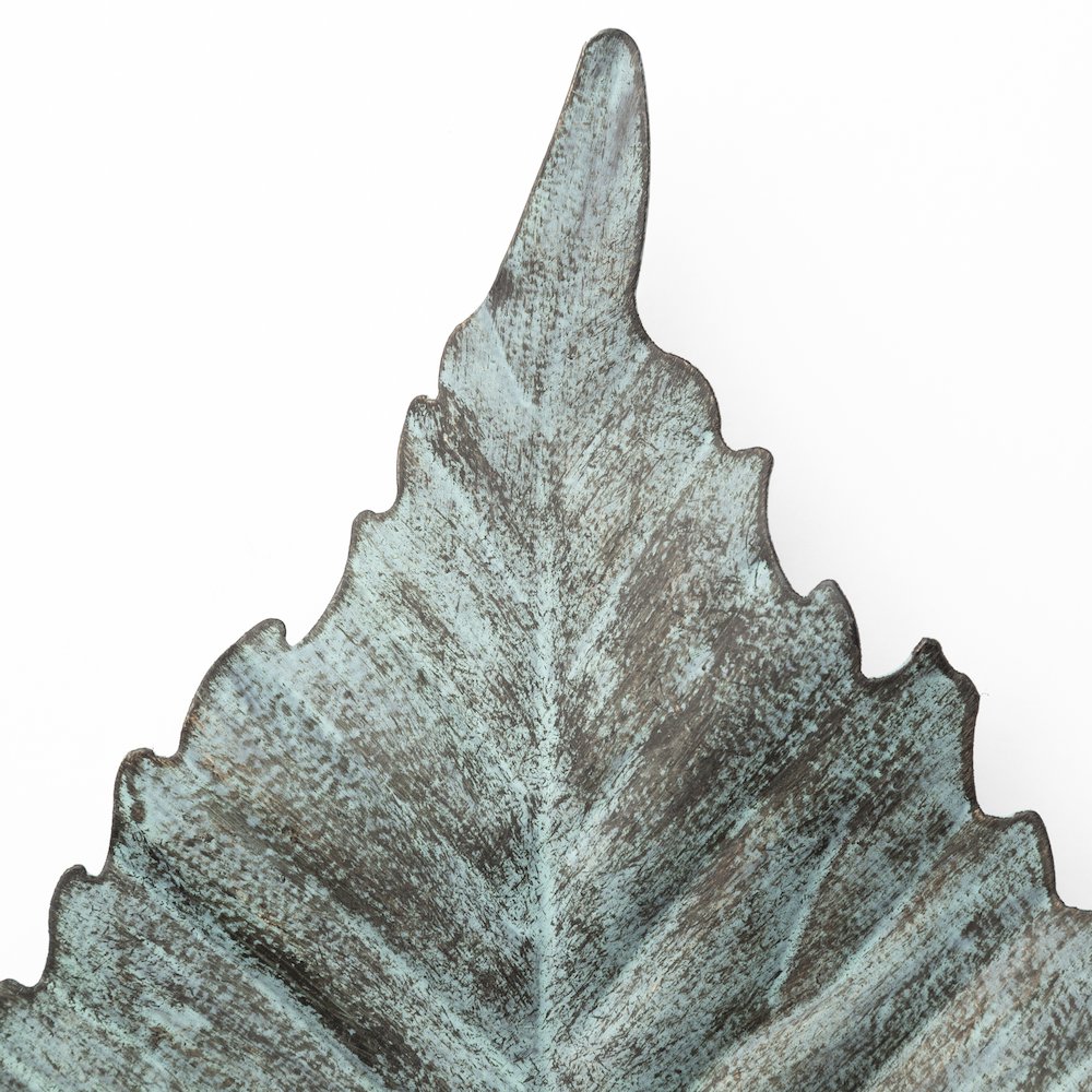 Brattea 12H Small Metal Leaf Wall Art. Picture 3
