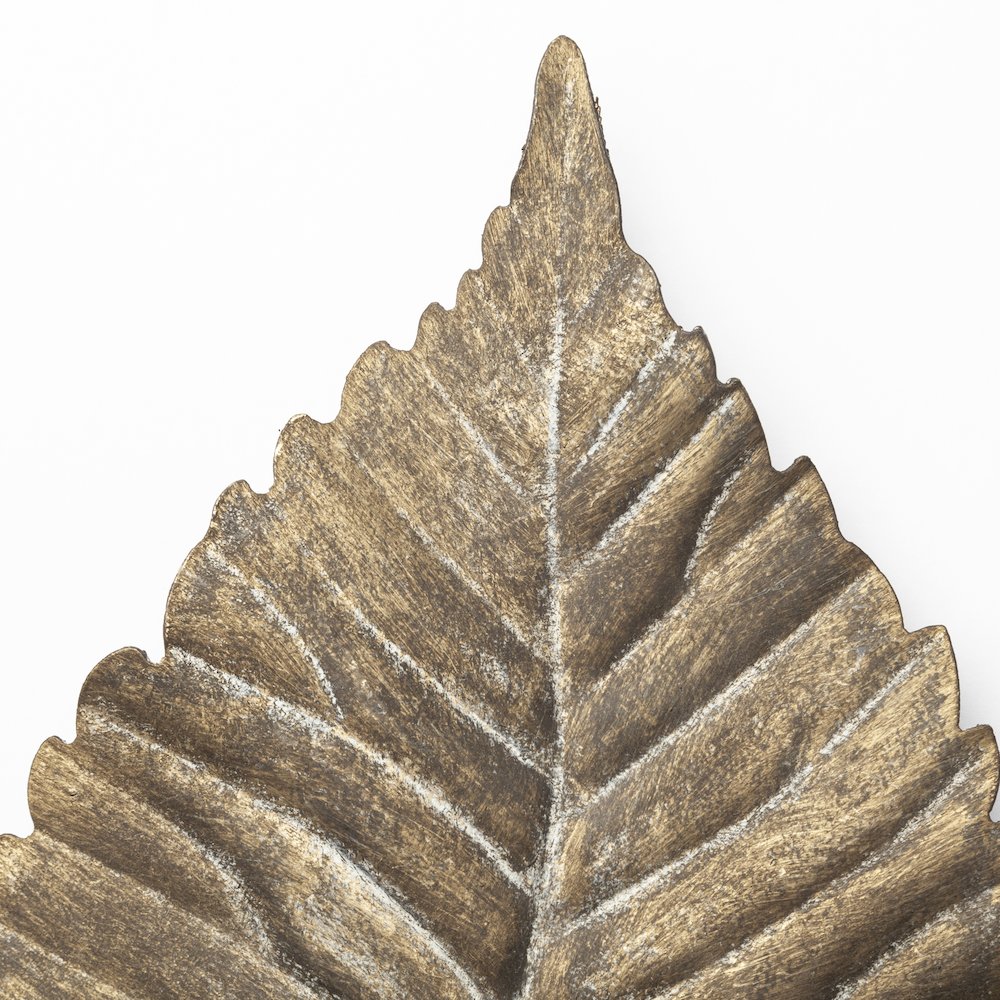 Brattea 14H Medium Metal Leaf Wall Art. Picture 3