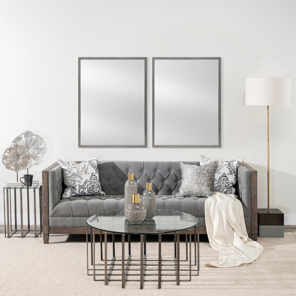 Bristol Grey Plain 3Mil Mirror 30 x 40. Picture 4