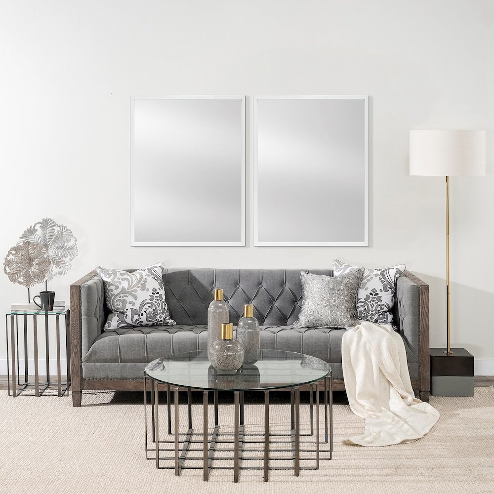 Bristol White Plain 3Mil Mirror 30 x 40. Picture 4