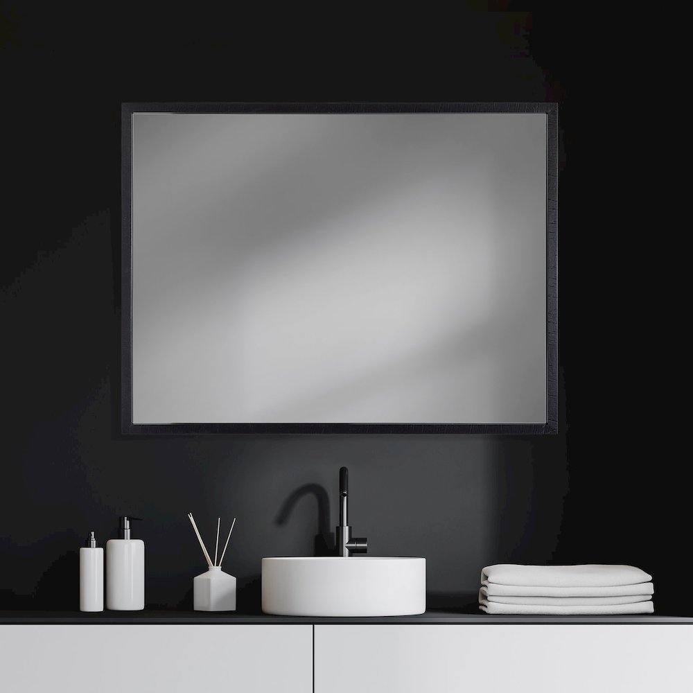 Bristol Espresso Plain 3Mil Mirror 30 x 40. Picture 2