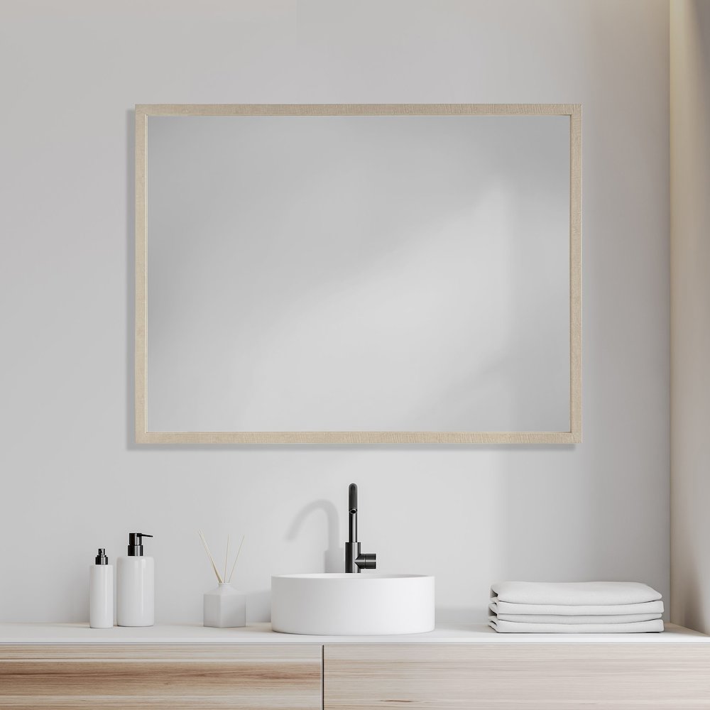 Bristol Tan Plain 3Mil Mirror 30 x 40. Picture 2