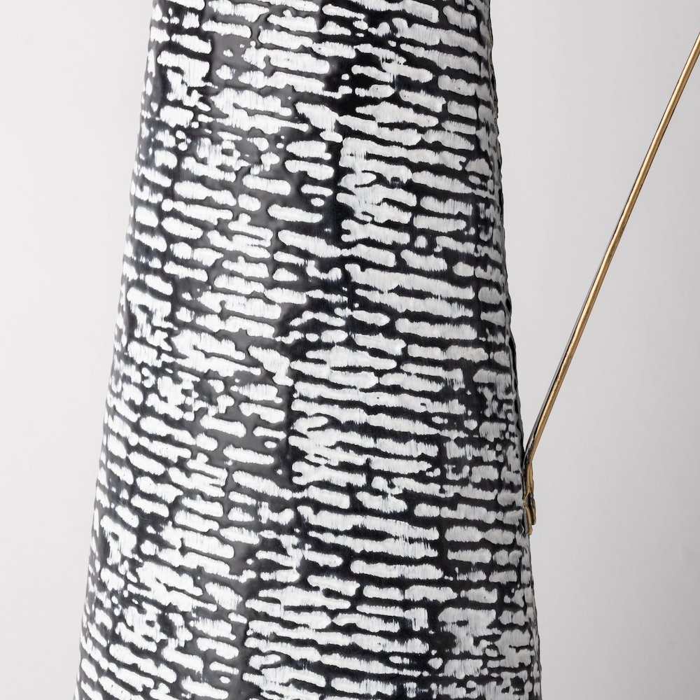 Colette Large Black/White Patterned Vase. Picture 5