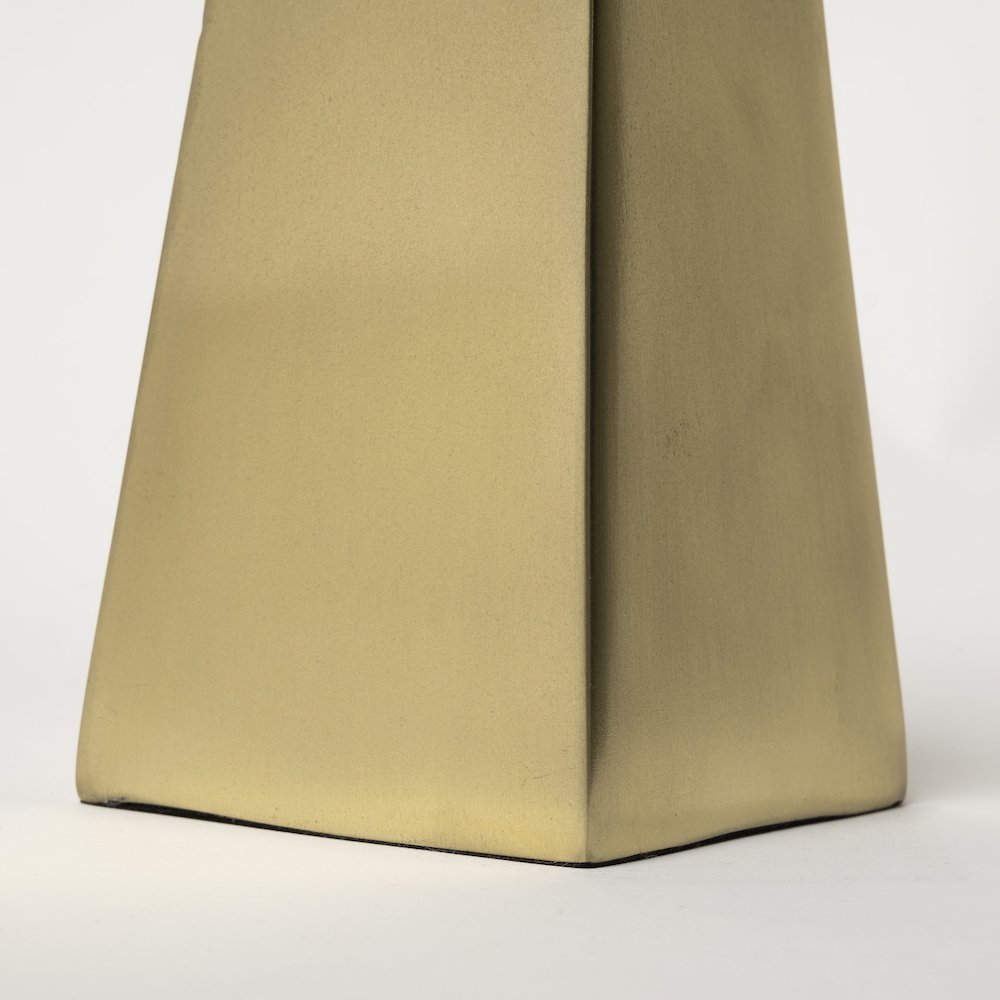 Giza (Set of 2) 4L x 4W Gold Elongated Pyramids. Picture 5