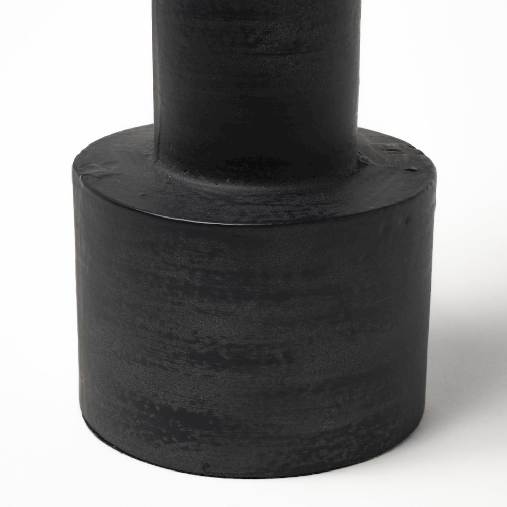 Bolton I 3.9L x 3.9W x 10.6H Black Metal Table Candle Holders. Picture 8