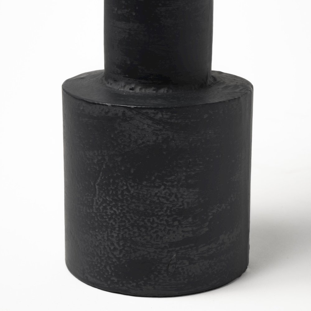 Bolton I 3.9L x 3.9W x 10.6H Black Metal Table Candle Holders. Picture 9